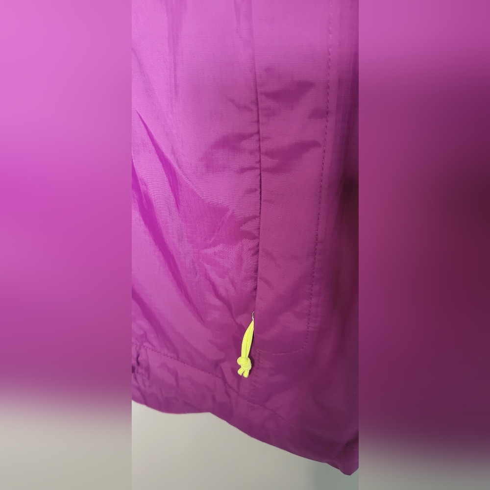 The North Face Women's Plum and Yellow Windbreaker Jacket XS - Picture 2 of 8